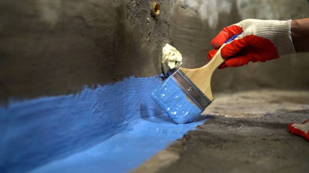 Commercial Vapor Barrier Installation project at a Kingsford Heights, IN business property by SJ Waterproofing Pros